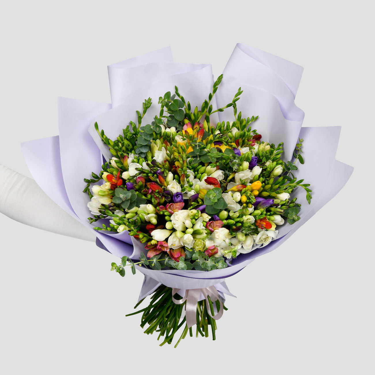 Buchete frezii - California Flowers, Buchet 101 frezii multicolore, californiaflowers.mom