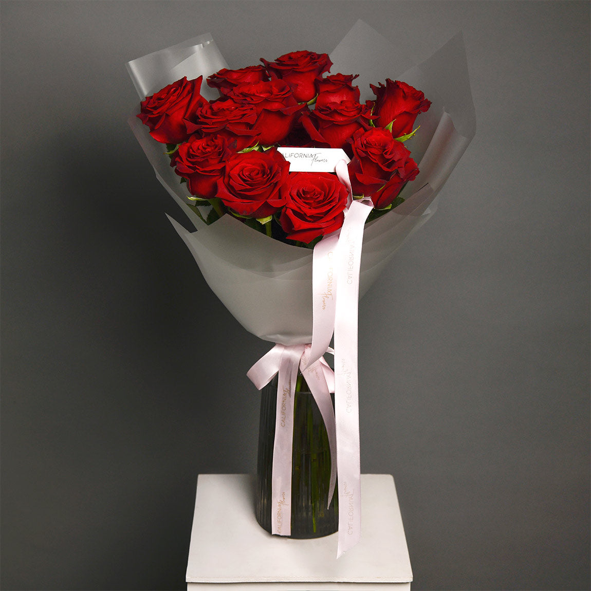 Buchet 23 trandafiri rosii, 3, californiaflowers.mom