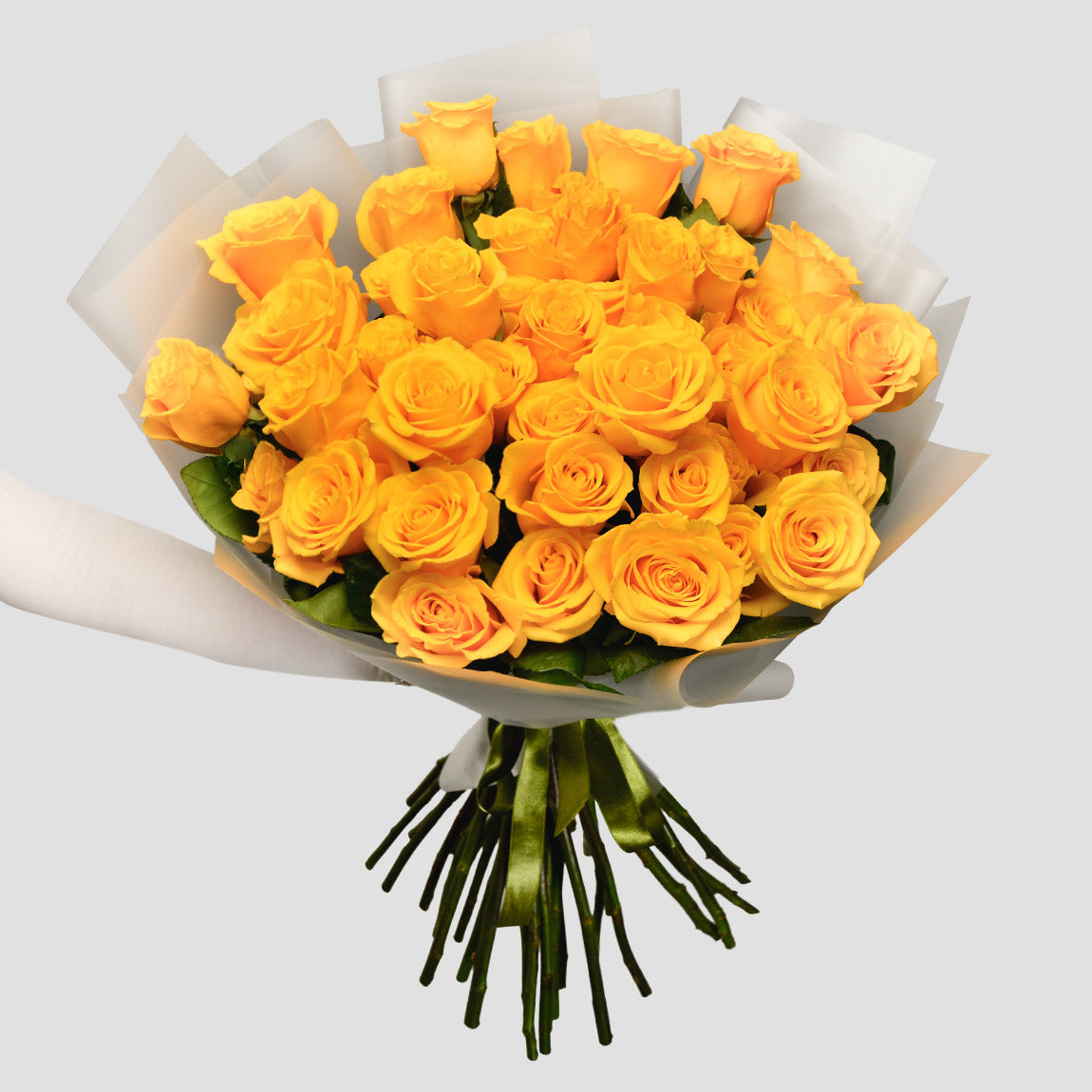 Flori pentru mama - California Flowers, Buchet 47 trandafiri galbeni, californiaflowers.mom