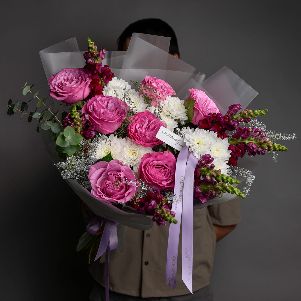 Buchet trandafiri roz si crizanteme, 4, californiaflowers.mom
