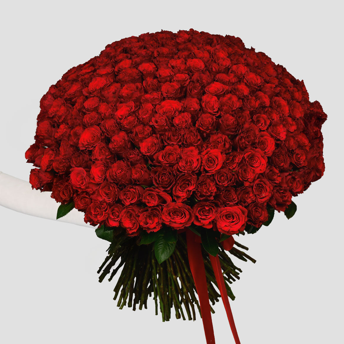 Flori de Paste - California Flowers, Buchet 201 trandafiri rosii, californiaflowers.mom
